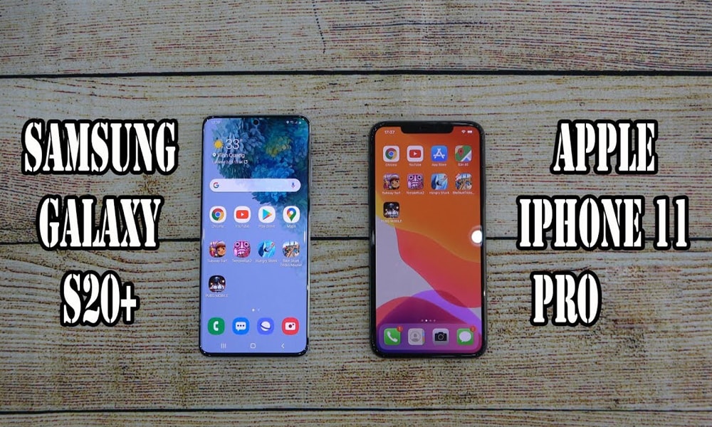 So sánh sự khác biệt giữa Samsung S20 Plus và iPhone 11 Pro